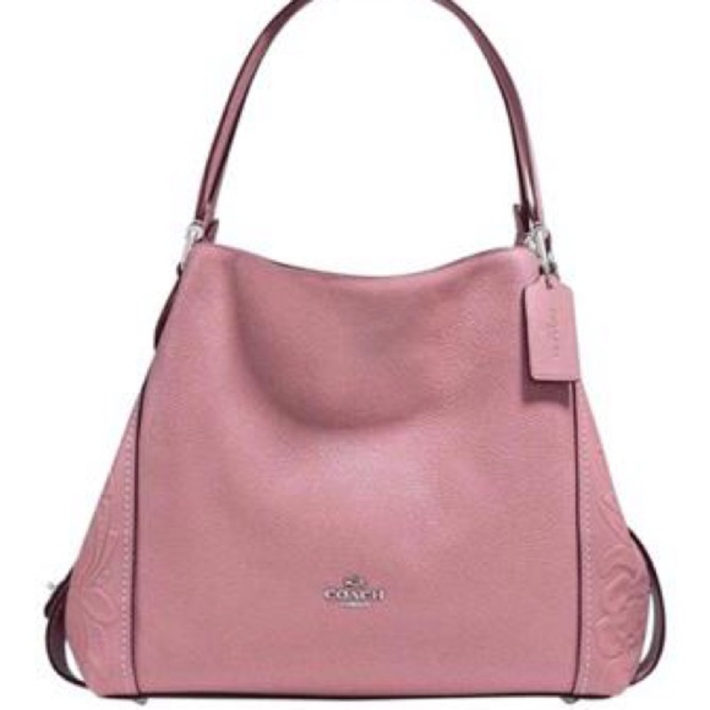Edie Shoulder Bag 31 With Tea Rose Tooling